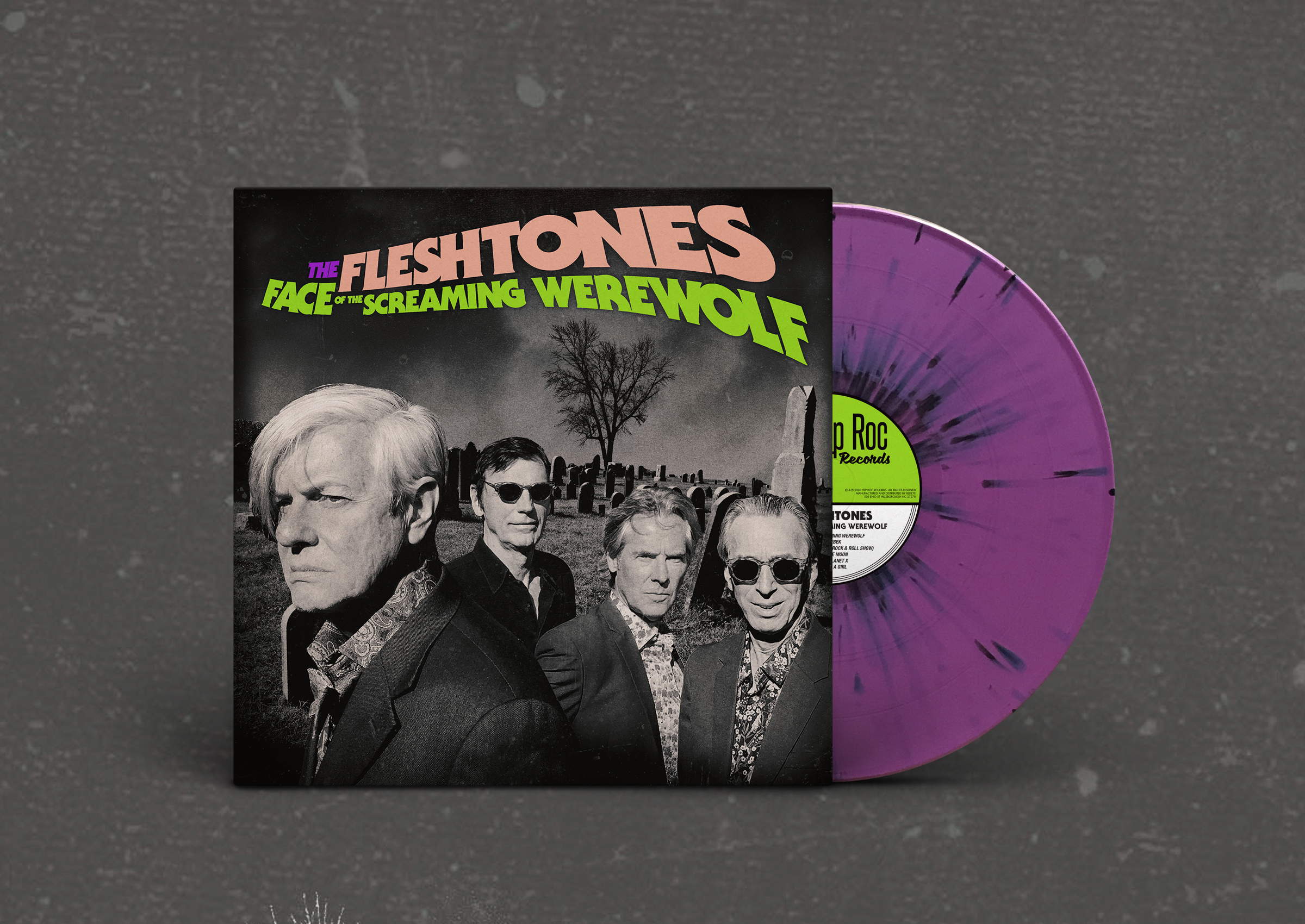 Yep Roc Records Thefleshtones Faceofthescreamingwerewolf Firsted Lp Packshot Yep Roc Records